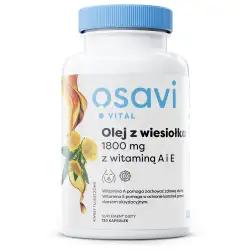 Olej z wiesiołka z witaminą A i E - 1800 mg, 120 kapsułek (Osavi)