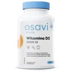 Witamina D3 - 2000IU, 120 kapsułek (Osavi)